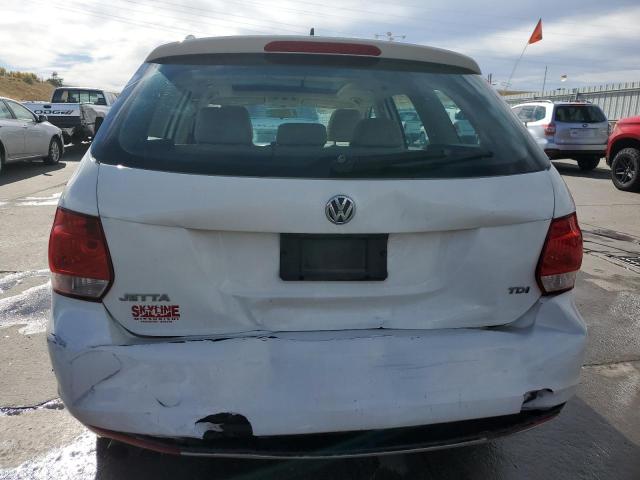 3VWPL7AJ9DM692135 - 2013 VOLKSWAGEN JETTA TDI WHITE photo 6