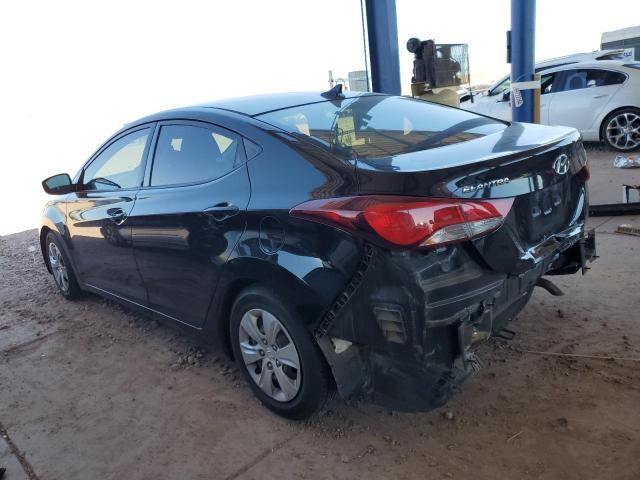 KMHDH4AE5GU479459 - 2016 HYUNDAI ELANTRA SE BLACK photo 2