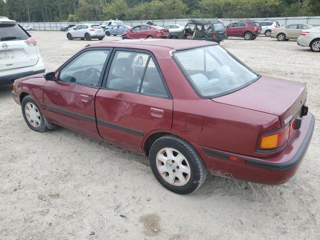 JM1BG2261M0279238 - 1991 MAZDA PROTEGE LX BURGUNDY photo 2