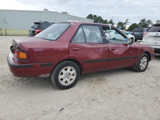 JM1BG2261M0279238 - 1991 MAZDA PROTEGE LX BURGUNDY photo 3