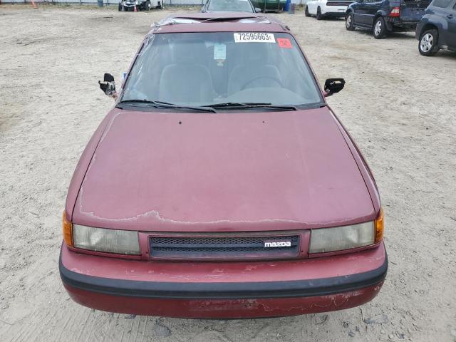 JM1BG2261M0279238 - 1991 MAZDA PROTEGE LX BURGUNDY photo 5