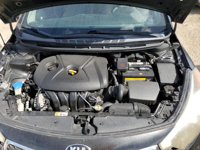 KNAFK4A66F5269661 - 2015 KIA FORTE LX BLACK photo 11