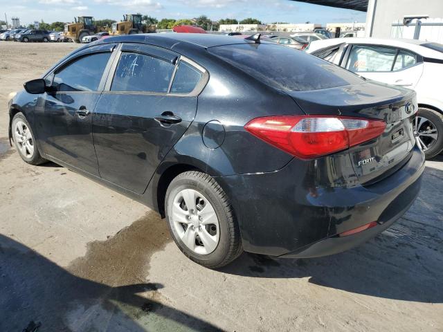 KNAFK4A66F5269661 - 2015 KIA FORTE LX BLACK photo 2