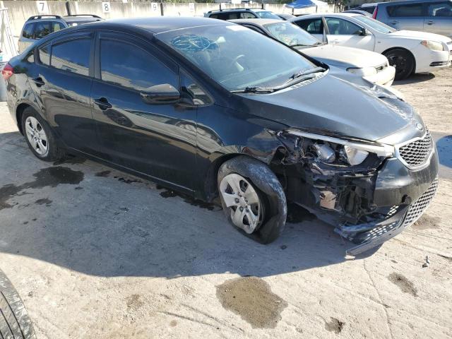 KNAFK4A66F5269661 - 2015 KIA FORTE LX BLACK photo 4