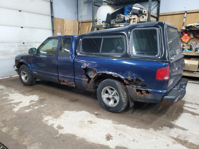 1GCCS19X938163569 - 2003 CHEVROLET S TRUCK S10 BLUE photo 2