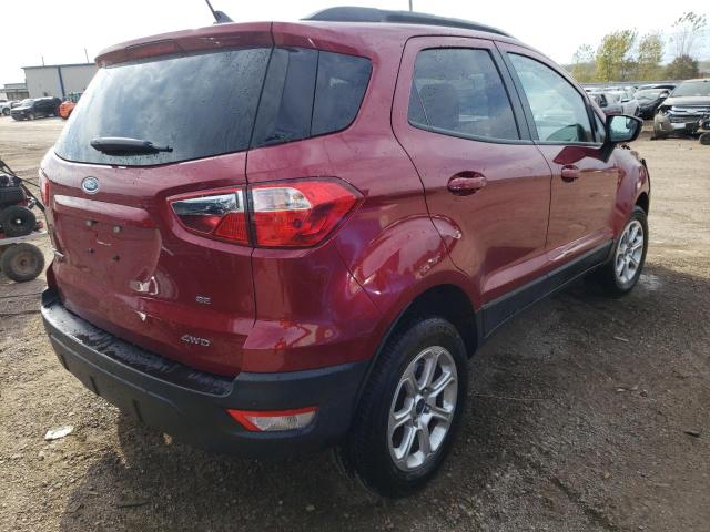 MAJ6P1UL5JC203455 - 2018 FORD ECOSPORT SE RED photo 3