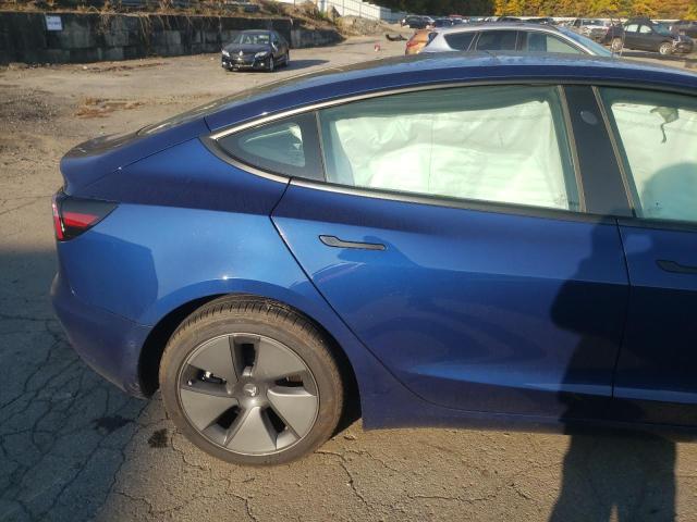 5YJ3E1EA4MF976800 - 2021 TESLA MODEL 3 BLUE photo 10