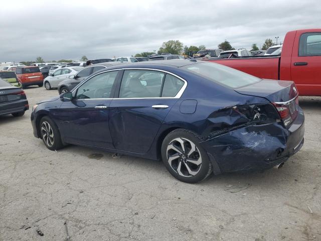 1HGCR3F86HA042178 - 2017 HONDA ACCORD EXL BLUE photo 2