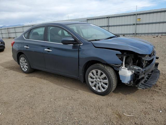 3N1AB7AP4GL658407 - 2016 NISSAN SENTRA S BLUE photo 4