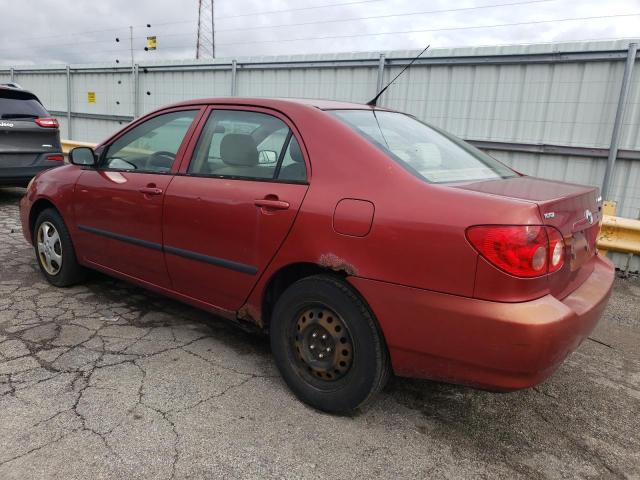 1NXBR32E55Z408062 - 2005 TOYOTA COROLLA CE RED photo 2