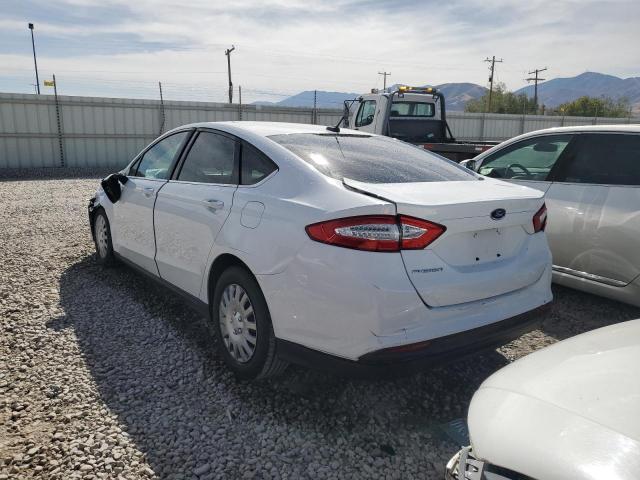 3FA6P0G7XER194123 - 2014 FORD FUSION S WHITE photo 2