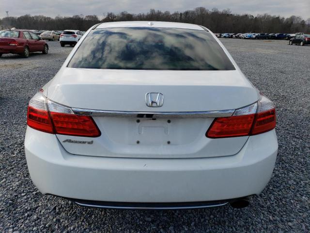 1HGCR2F80EA218129 - 2014 HONDA ACCORD EXL WHITE photo 6