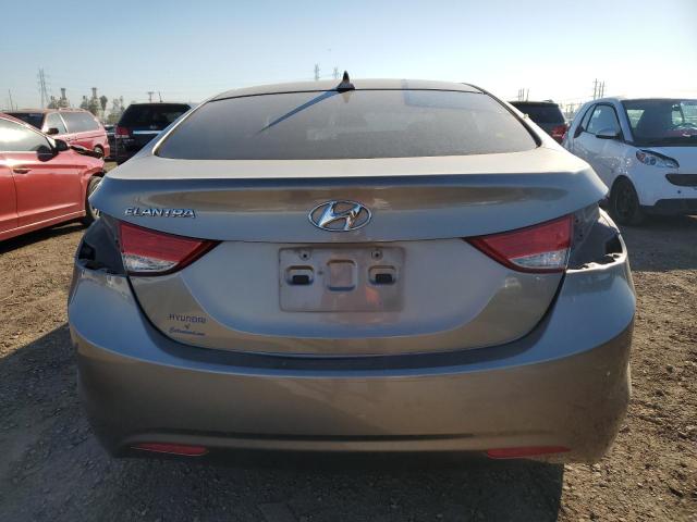 5NPDH4AE3DH294224 - 2013 HYUNDAI ELANTRA GLS GRAY photo 6