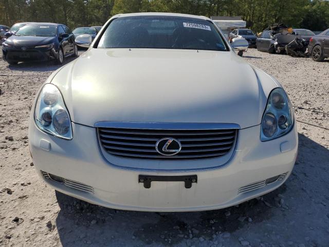 JTHFN48Y350069073 - 2005 LEXUS SC 430 WHITE photo 5