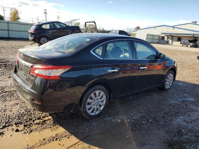 3N1AB7AP8FY370472 - 2015 NISSAN SENTRA S BLACK photo 3