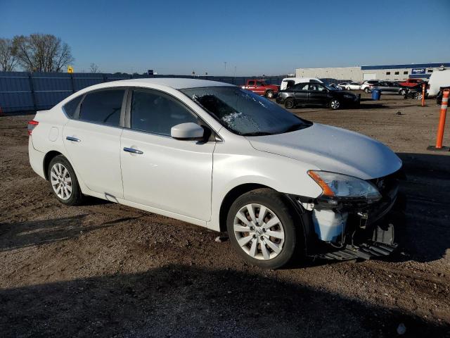 3N1AB7AP4EY245922 - 2014 NISSAN SENTRA S WHITE photo 4