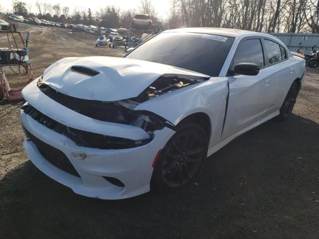 2C3CDXMG6MH566557 - 2021 DODGE CHARGER GT WHITE photo 1