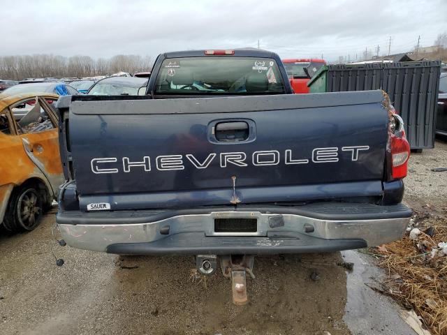 1GCEK14T85Z256819 - 2005 CHEVROLET SILVERADO BLUE photo 6