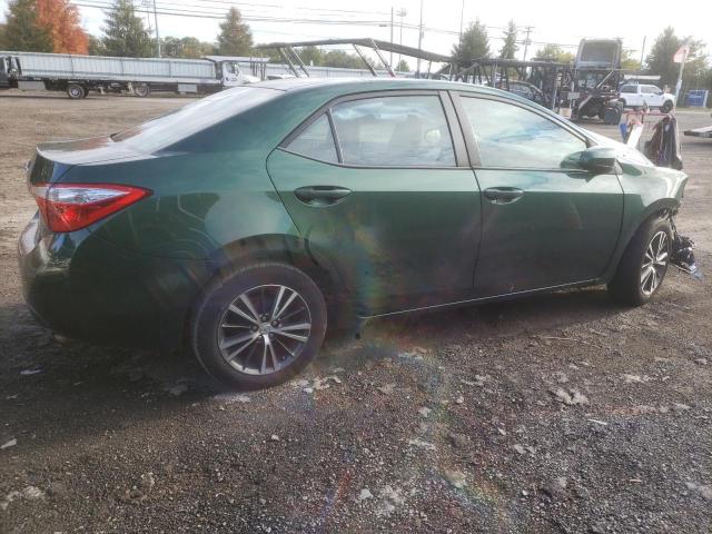 2T1BURHE3GC520548 - 2016 TOYOTA COROLLA L GREEN photo 3