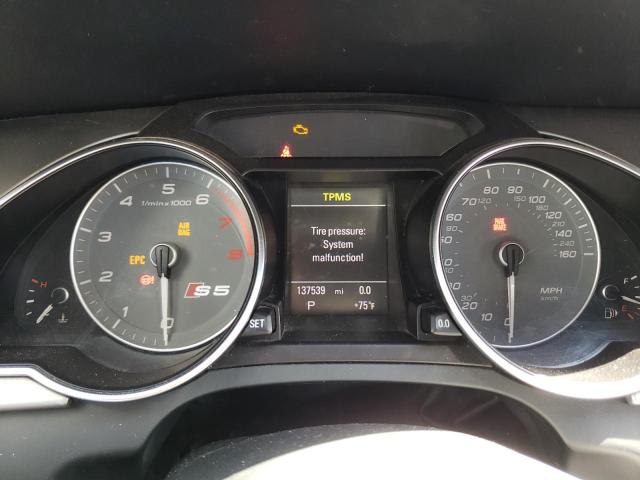 WAUCGAFR3DA001113 - 2013 AUDI S5 PREMIUM PLUS ნაცრისფერი ფოტო 9