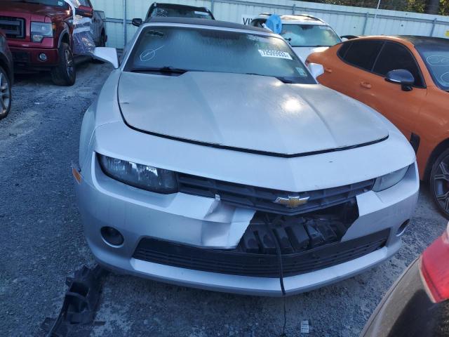 2G1FB3D31E9272265 - 2014 CHEVROLET CAMARO LT SILVER photo 5