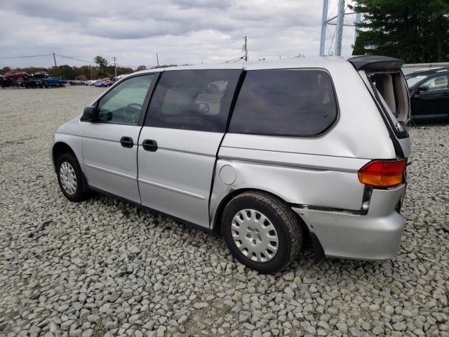 2HKRL18562H559045 - 2002 HONDA ODYSSEY LX SILVER photo 2