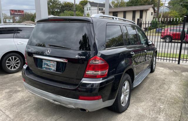 4JGBF71E57A102811 - 2007 MERCEDES-BENZ GL 450 4MATIC BLACK photo 4