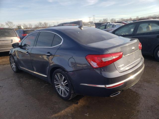 KNALN4D71F5177405 - 2015 KIA CADENZA PREMIUM BLUE photo 2