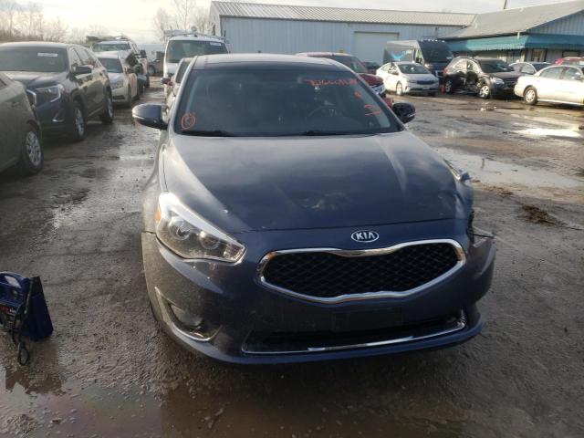 KNALN4D71F5177405 - 2015 KIA CADENZA PREMIUM BLUE photo 5