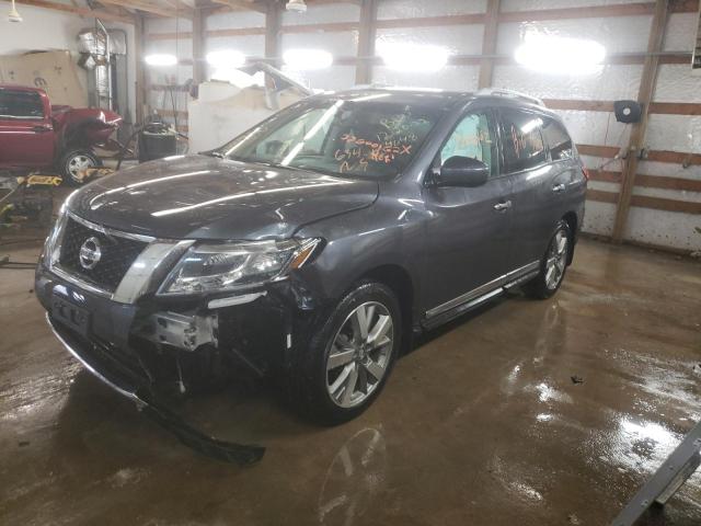 5N1AR2MM1EC634048 - 2014 NISSAN PATHFINDER S 灰色 照片 1