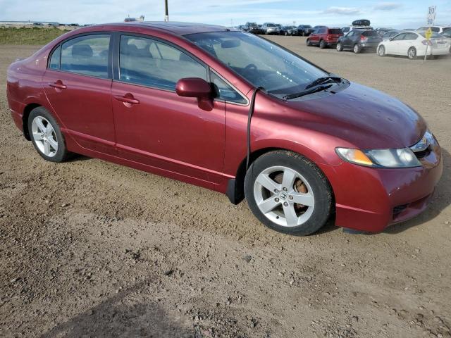 2HGFA15649H026069 - 2009 HONDA CIVIC LX-S 勃艮第红 照片 4