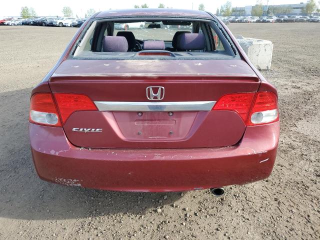 2HGFA15649H026069 - 2009 HONDA CIVIC LX-S 勃艮第红 照片 6