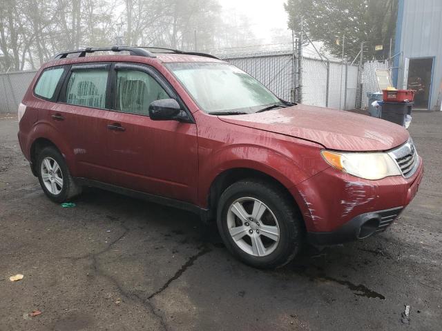 JF2SH6BC3AH797263 - 2010 SUBARU FORESTER XS BURGUNDY photo 4