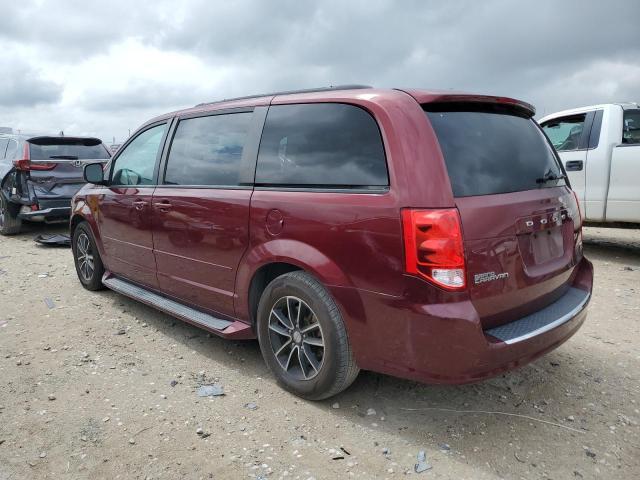 2C4RDGEG1HR674864 - 2017 DODGE GRAND CARA GT MAROON photo 2