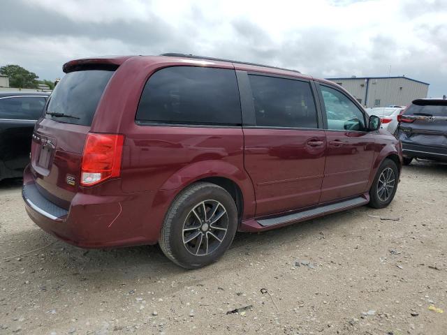 2C4RDGEG1HR674864 - 2017 DODGE GRAND CARA GT MAROON photo 3