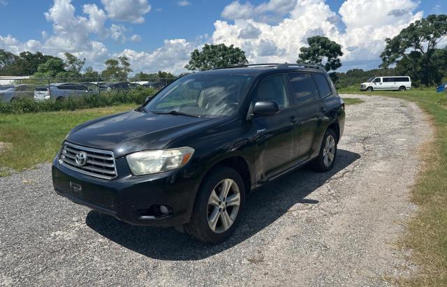 JTEES43A882034730 - 2008 TOYOTA HIGHLANDER SPORT BLACK photo 2