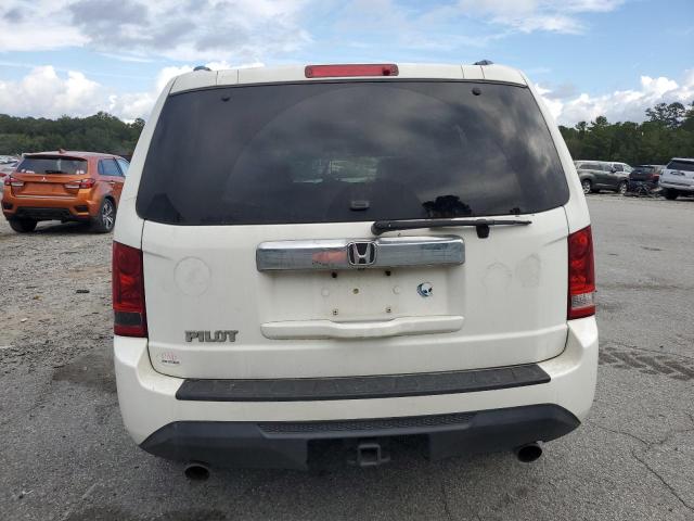 5FNYF3H62DB022441 - 2013 HONDA PILOT EXL WHITE photo 6