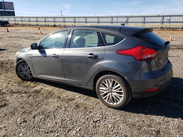 1FADP3N27HL309750 - 2017 FORD FOCUS TITANIUM GRAY photo 2