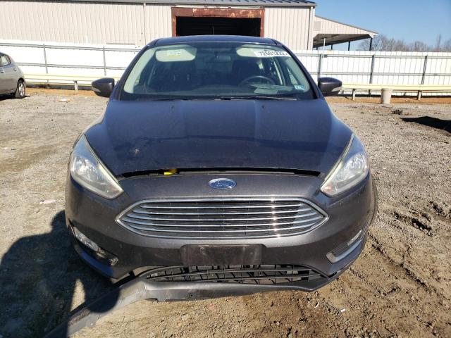 1FADP3N27HL309750 - 2017 FORD FOCUS TITANIUM GRAY photo 5