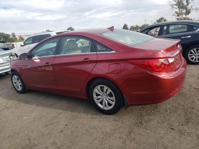 5NPEB4AC5DH511728 - 2013 HYUNDAI SONATA GLS RED photo 2