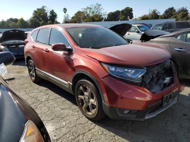 2HKRW2H85JH658235 - 2018 HONDA CR-V EXL RED photo 4