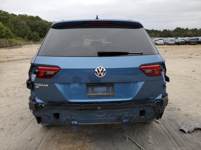 3VV3B7AX9KM114396 - 2019 VOLKSWAGEN TIGUAN SE BLUE photo 6