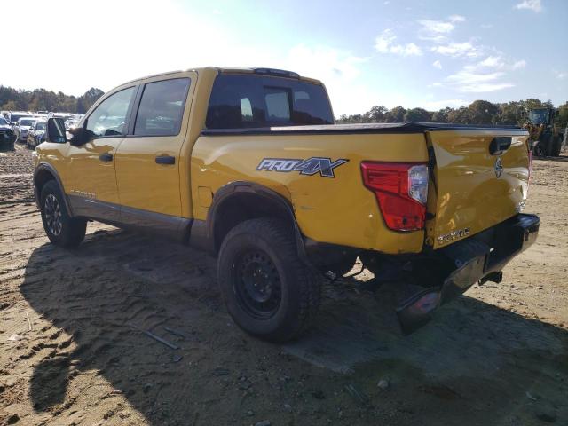 1N6AA1E56JN519941 - 2018 NISSAN TITAN SV YELLOW photo 2