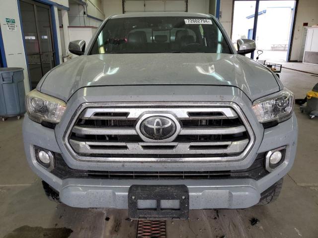 3TMGZ5AN2JM158592 - 2018 TOYOTA TACOMA DOUBLE CAB GRAY photo 5