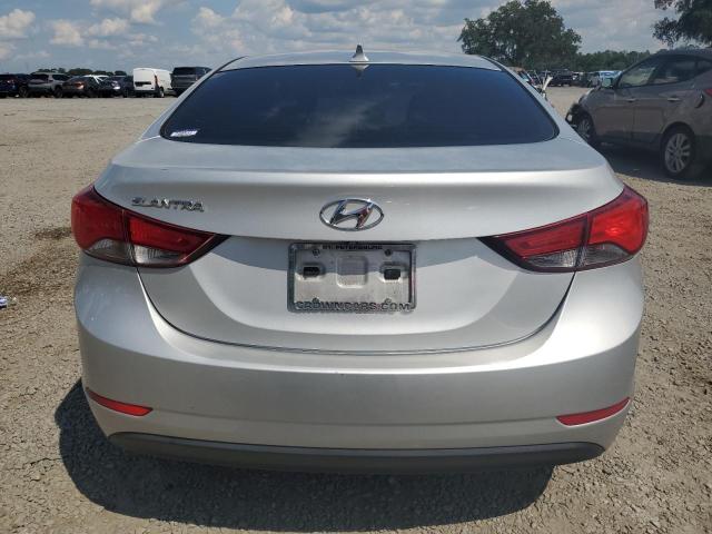 5NPDH4AE4FH556254 - 2015 HYUNDAI ELANTRA SE SILVER photo 6