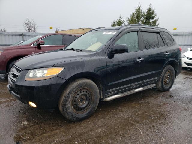 5NMSH73E87H061835 - 2007 HYUNDAI SANTA FE SE BLACK photo 1