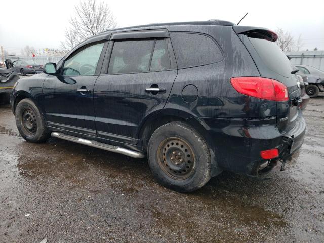 5NMSH73E87H061835 - 2007 HYUNDAI SANTA FE SE BLACK photo 2