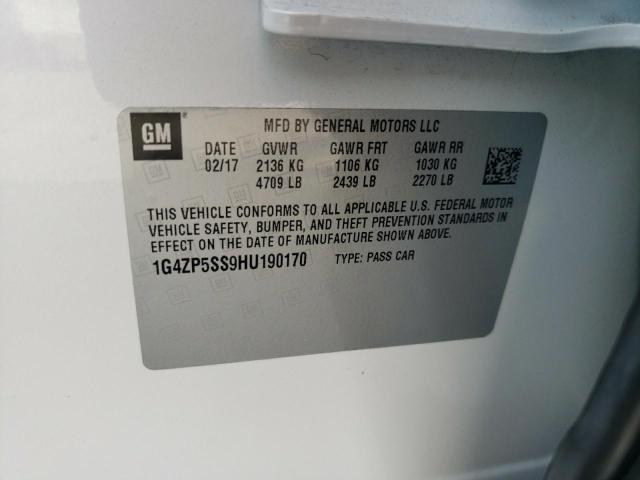 1G4ZP5SS9HU190170 - 2017 BUICK LACROSSE ESSENCE Ağ foto 12