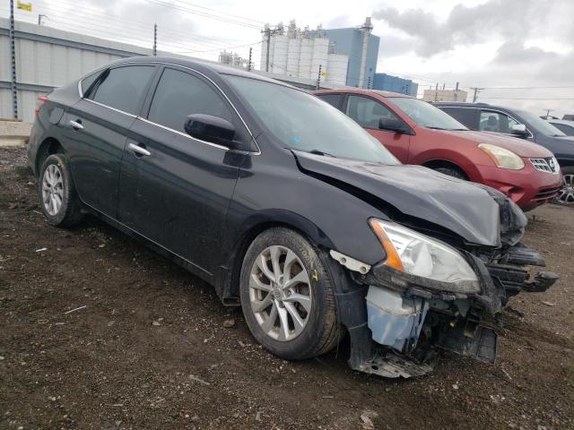 3N1AB7AP6FY361480 - 2015 NISSAN SENTRA S BLACK photo 4