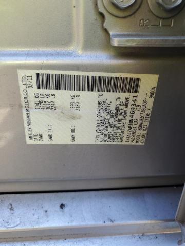 1N4AL2AP3BN469341 - 2011 NISSAN ALTIMA BASE SILVER photo 12